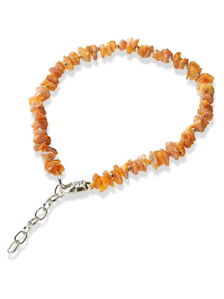 Collar ámbar báltico crudo 35-37cm